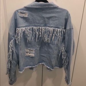 Fringe Jean Jacket